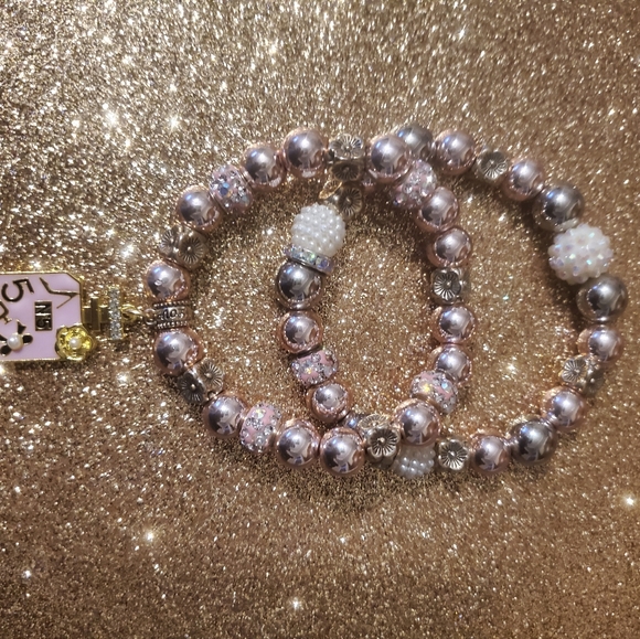 GORGEOUS DOUBLE-BRACELETS JUST IN TIME FOR MOM! ONE-OF-A-KIND!! - Picture 3 of 16